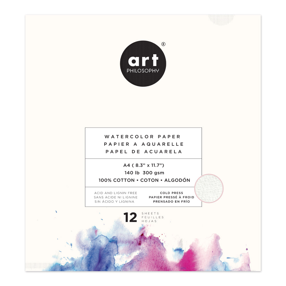Art Philosophy A4 Watercolor Paper