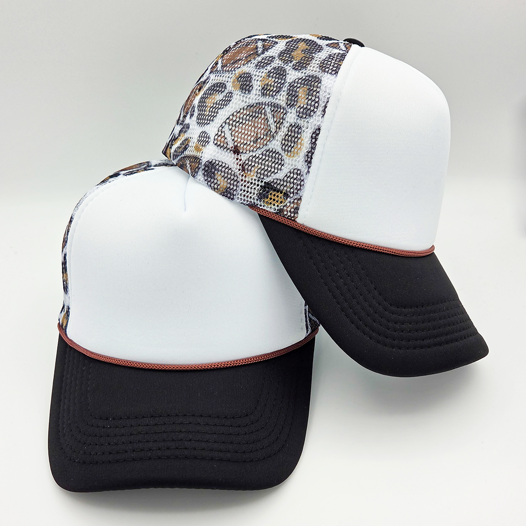 Leopard Football Foam Trucker Hat