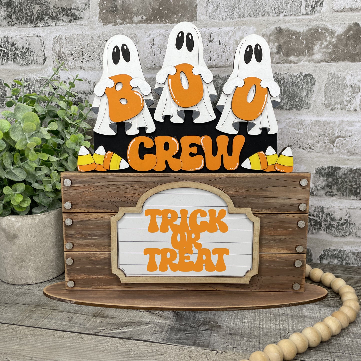 Boo Crew Ghost Seasonal Insert for Interchangeable rounds or Crate