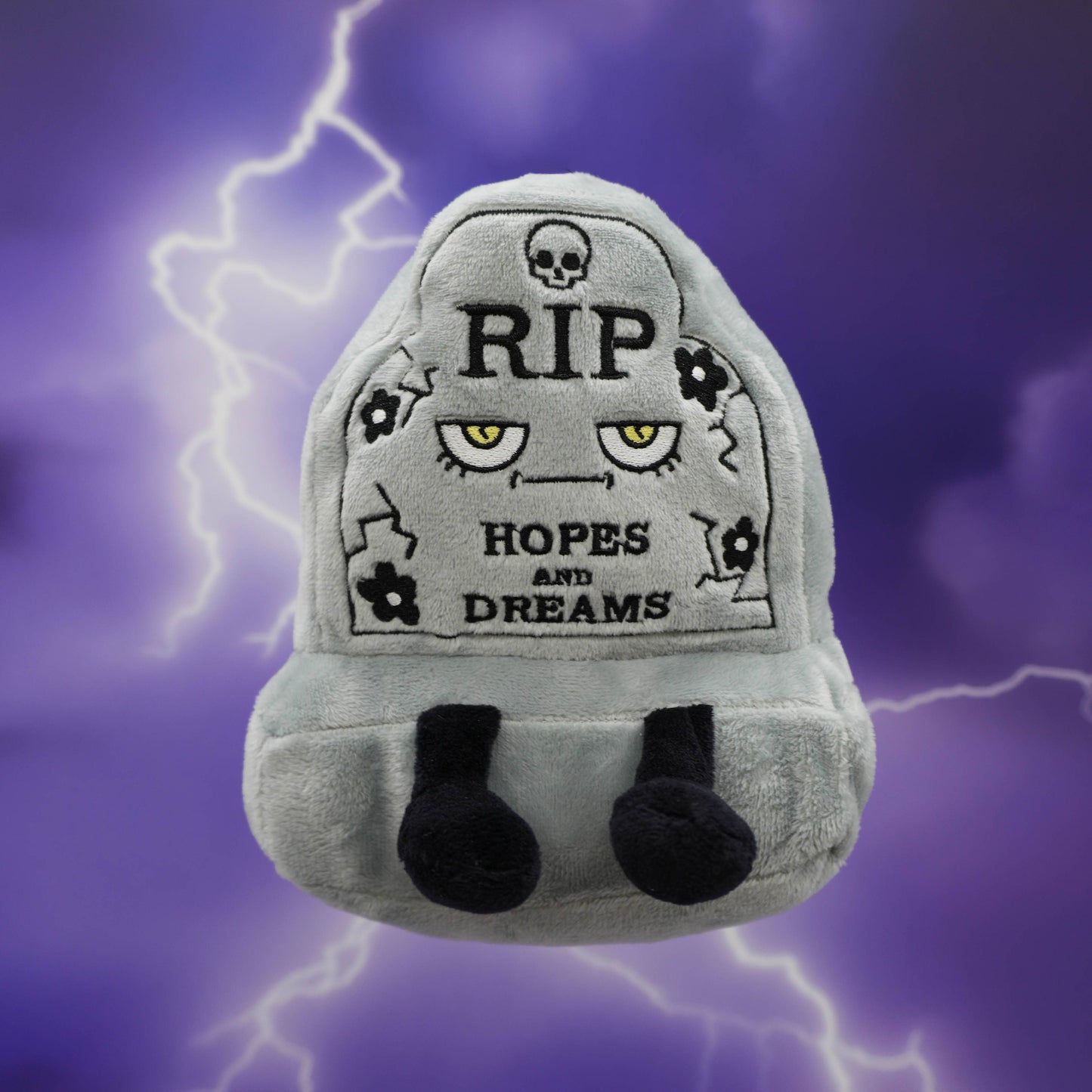 “RIP Hopes and Dreams” Headstone Plush - Halloween & Horror