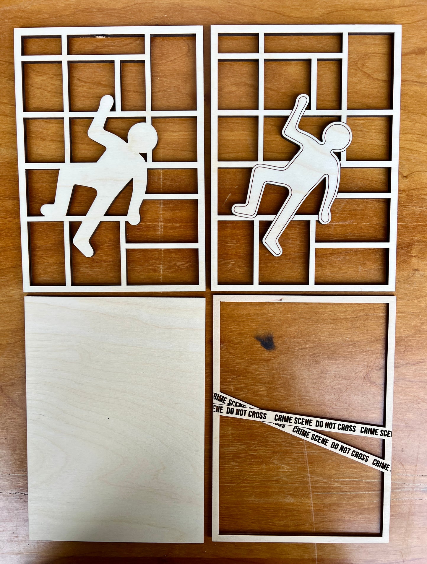 Crime Scene Mini Bookshelf