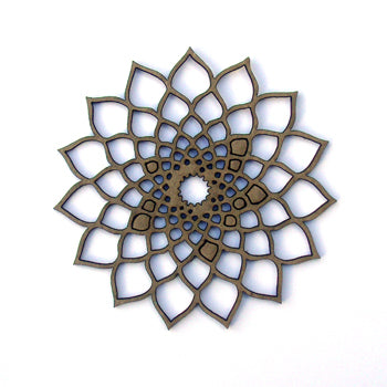 Dahlia Mandala Chipboard