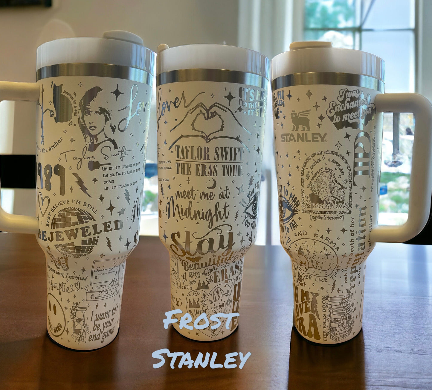 Authentic Stanley Taylor Eras Singer Tumbler Laser engraved