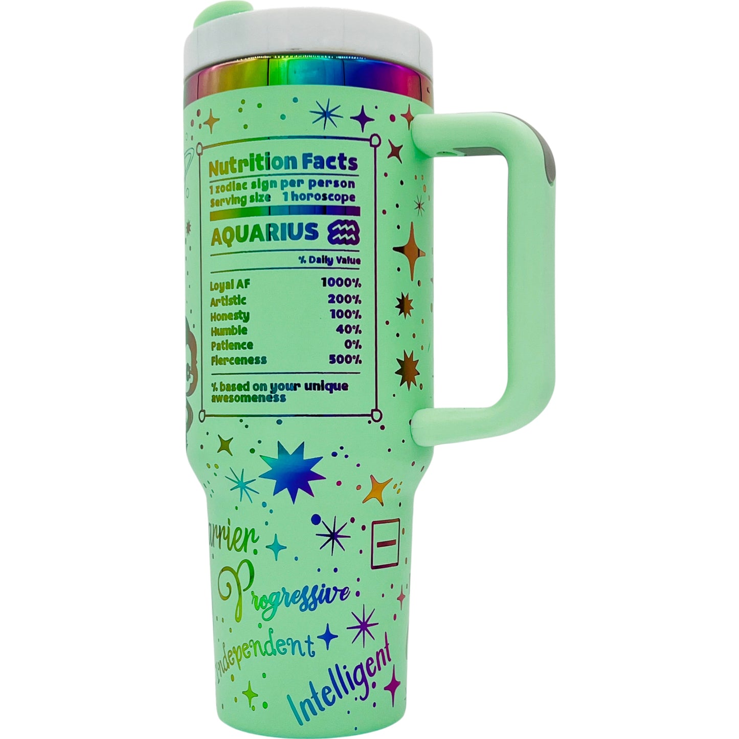Aquarius - Zodiac Astrological signs series Digital File for Laser Engraved Tumblers