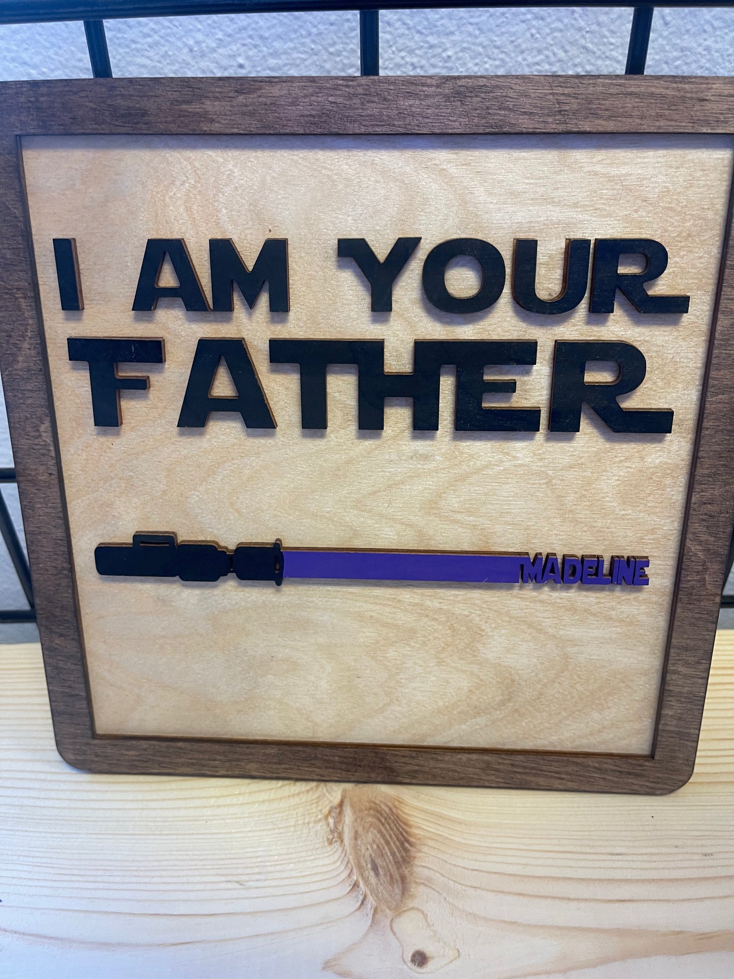 Father's Day Star Wars sign - Custom