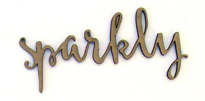 Sparkly Chipboard