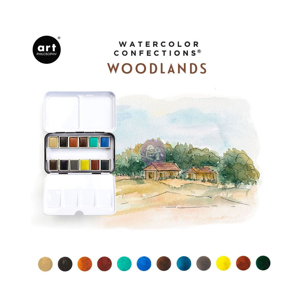 Watercolor Confections - Woodlands by Prima Marketing
