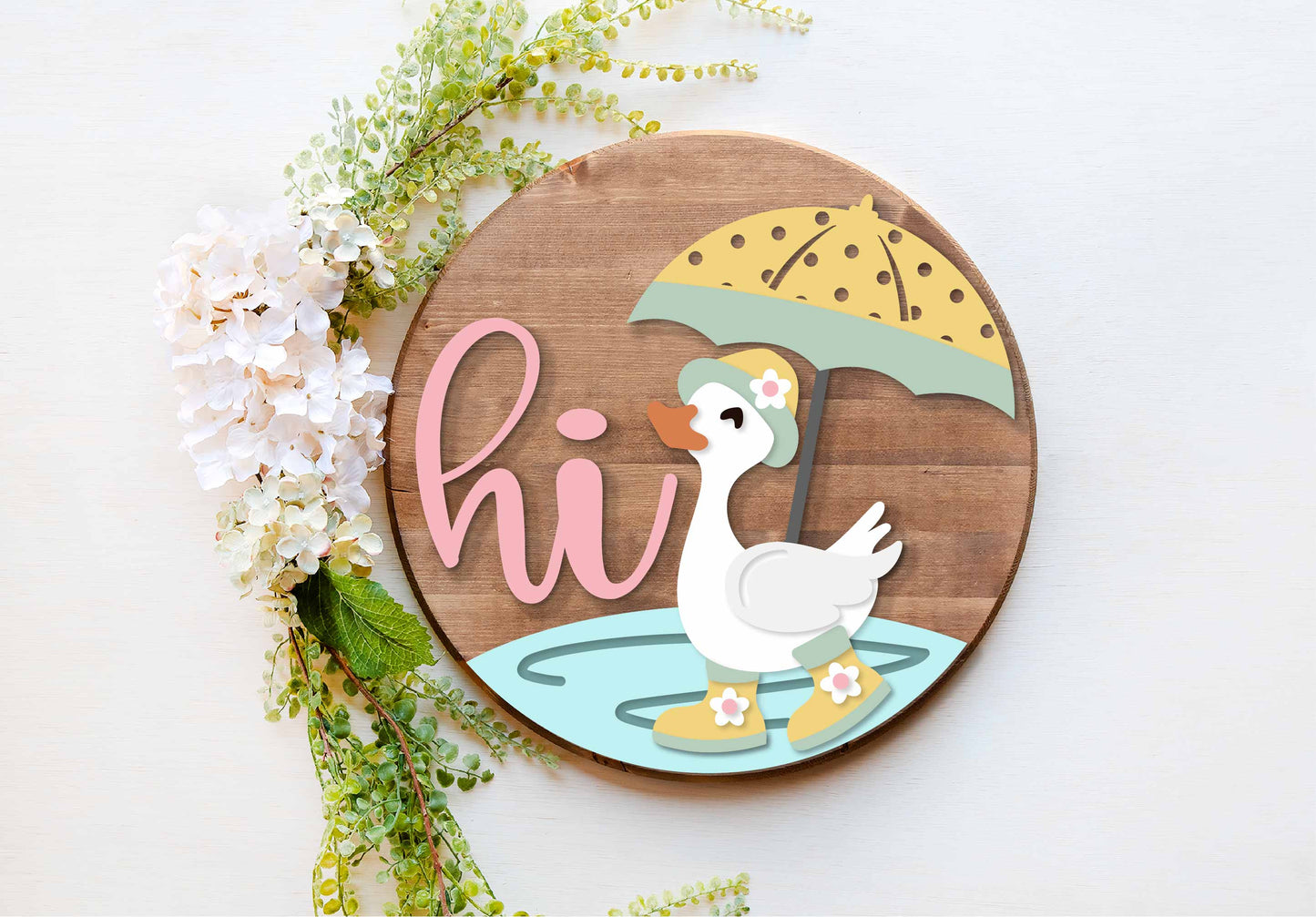 Spring Themed Doorhanger Paint Class