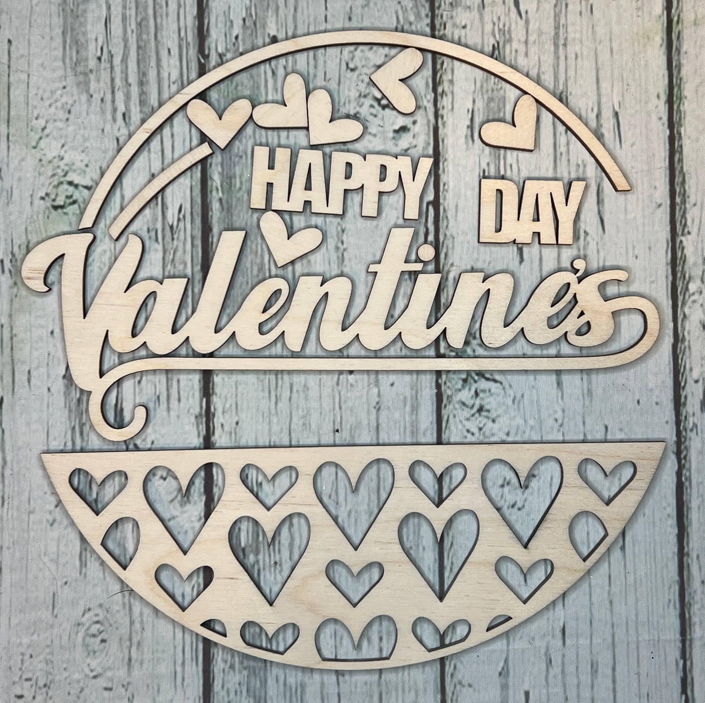 Happy Valentines Day - DIY wood Blank Sign