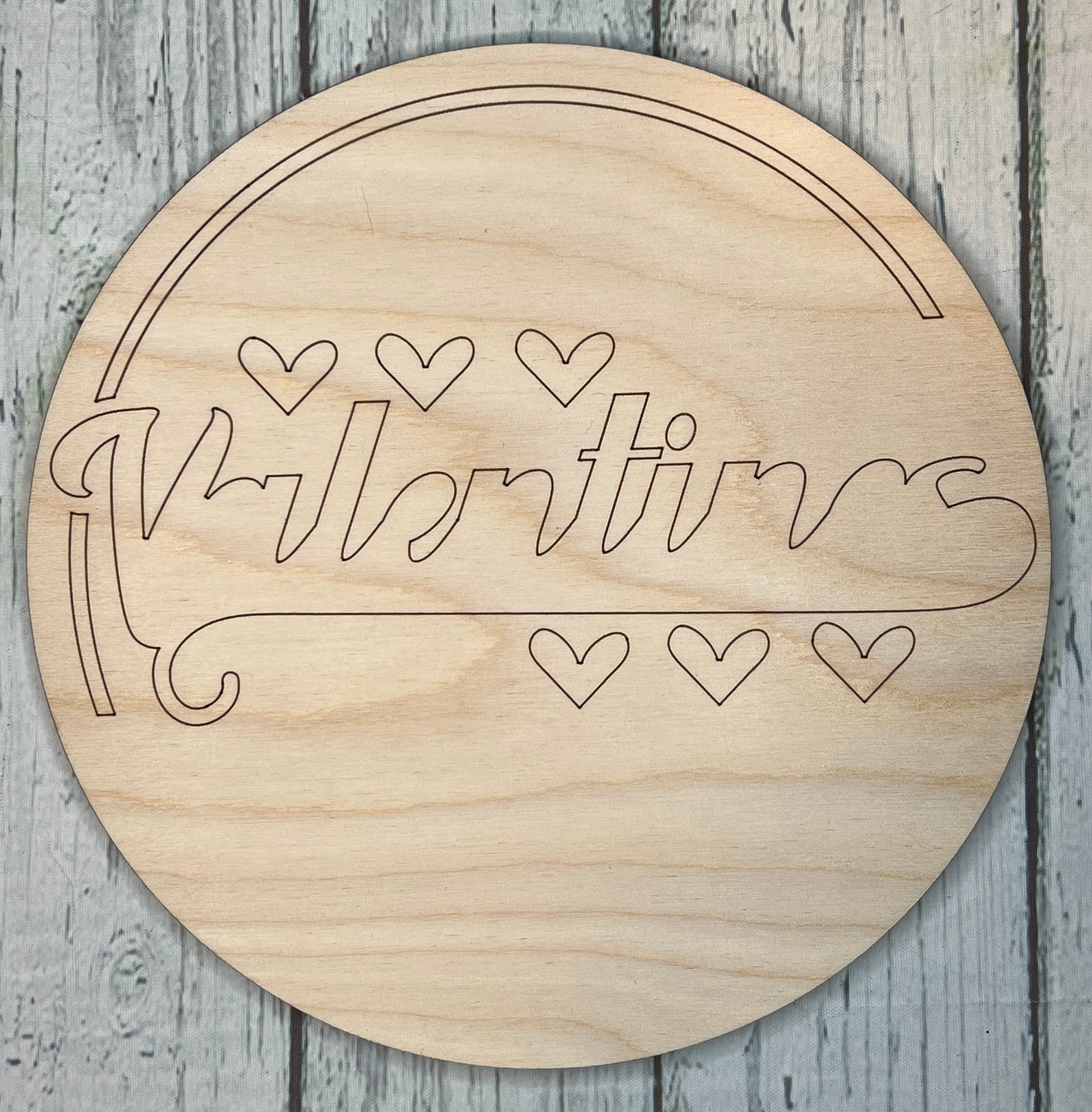 Happy Valentines Day - DIY wood Blank Sign