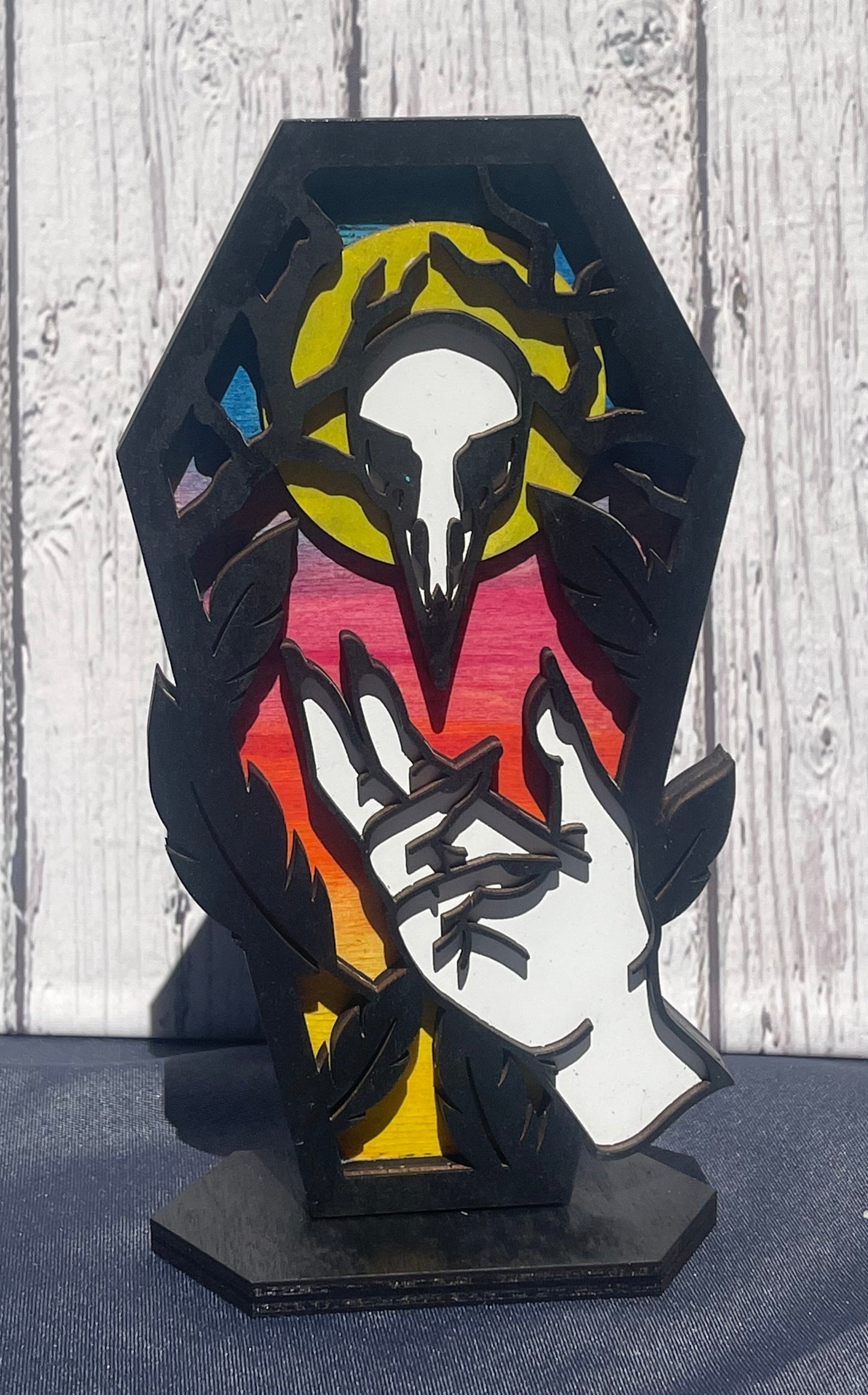 Skull Coffin Hand