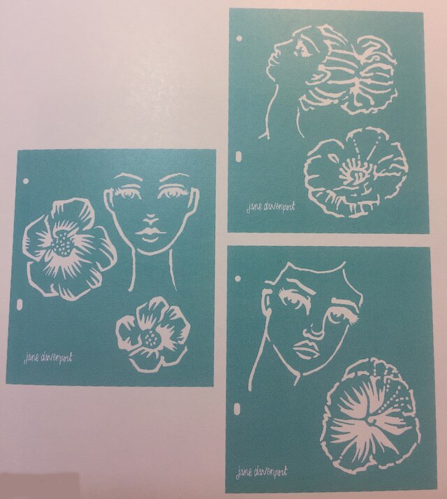 Flower Girl Stencils