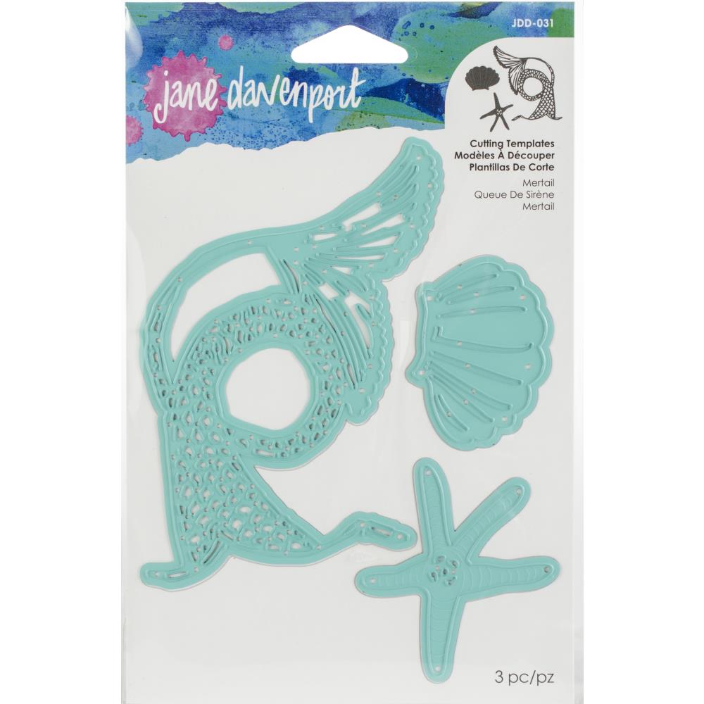 MerTail Diecut Set, 3 Dies, By Jane Davenport