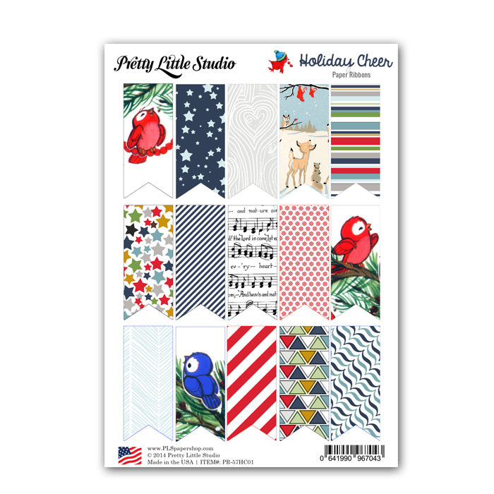 Holiday Cheer Paper Ribbons