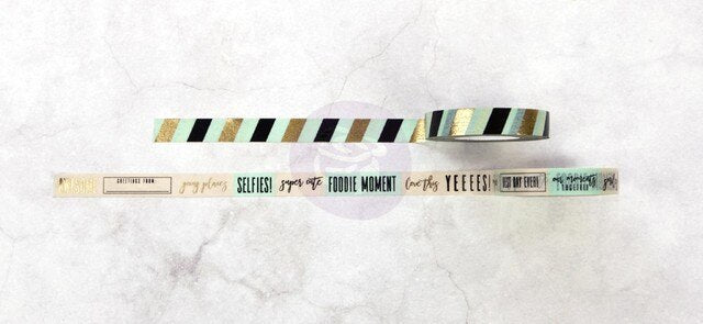 Teal and Gold Washi Tape