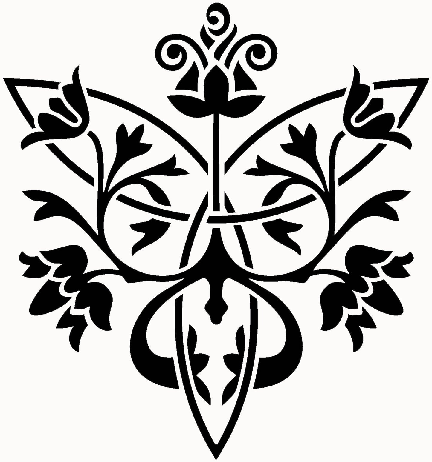 Garden Party - Floral Knot Stencil