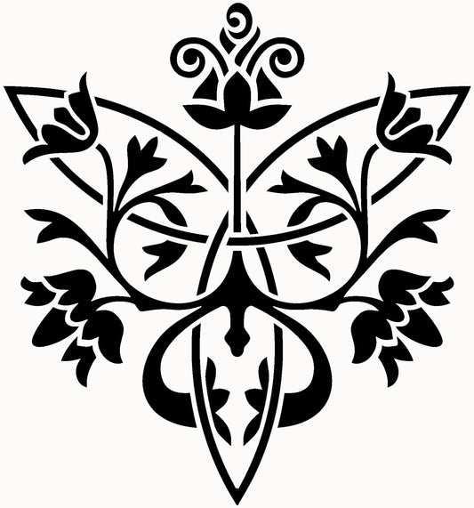 Garden Party - Floral Knot Stencil