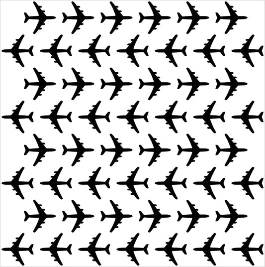 Air Mail - Airplane Stencil