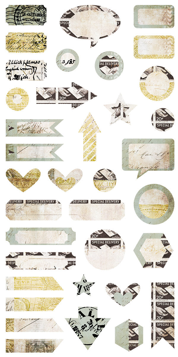 Air Mail - Die-cut Elements 6x12