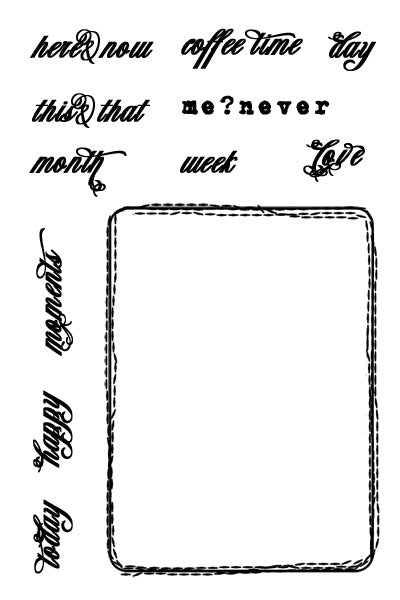 Verano Azul - clear stamps