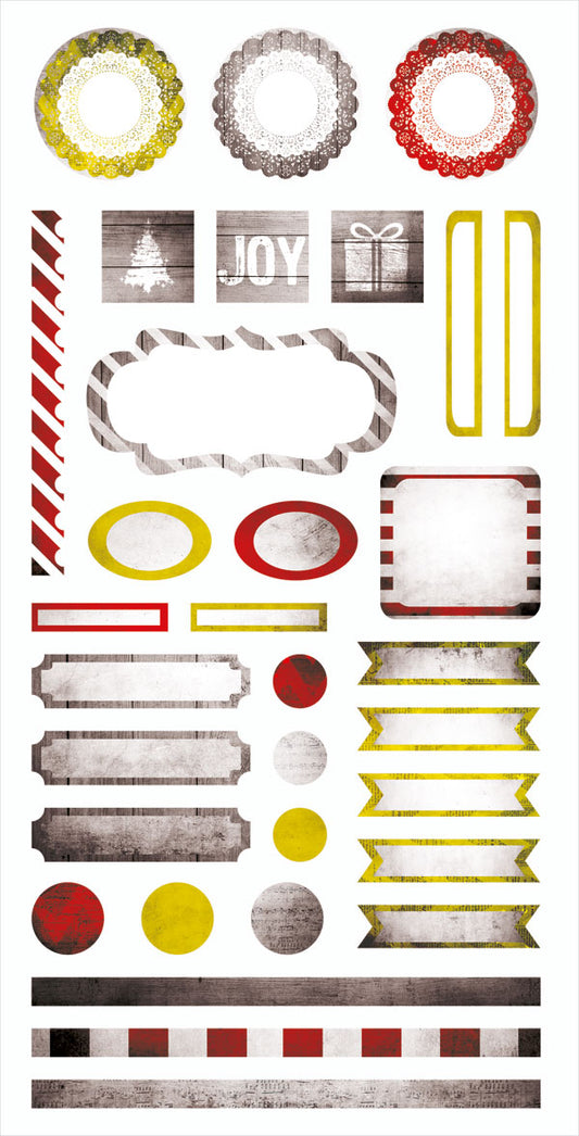 Yuletide - Element Stickers 6x12