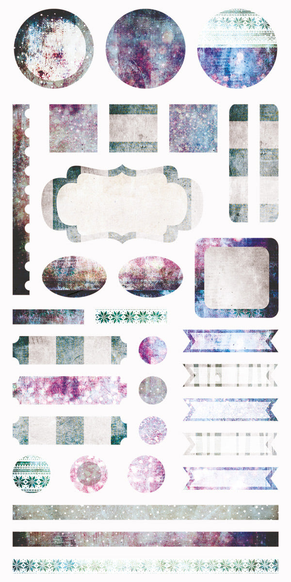 Northern Lights - Element Stickers 6x12