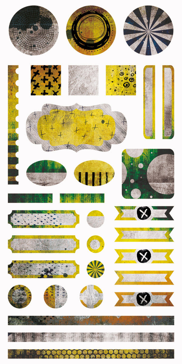 Paint Chips - Element Stickers 6x12