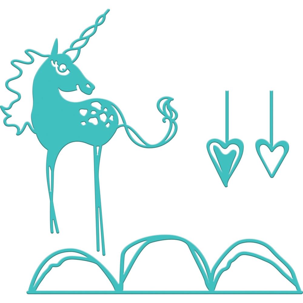 Happy Little Unicorn Diecut Set by Jane Davenport