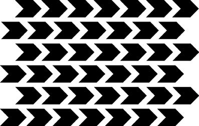 Chunky Chevron Stencil