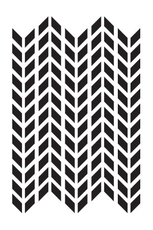Herringbone Stencil