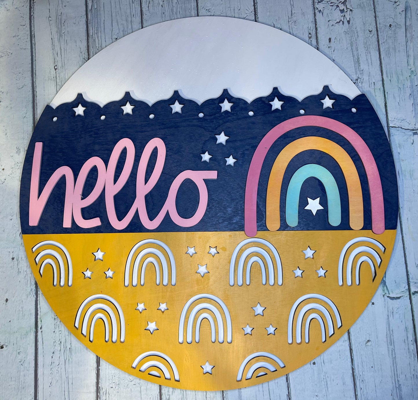 Boho Welcome Doorhanger Paint Class
