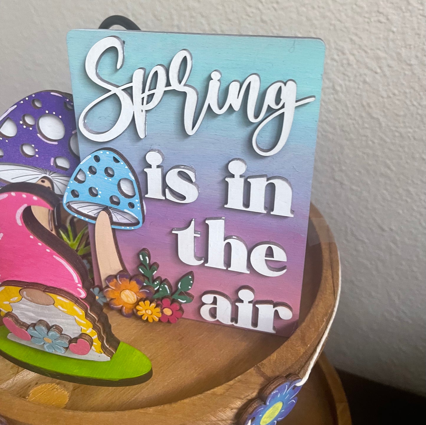 Gnome Spring Tier Tray Set