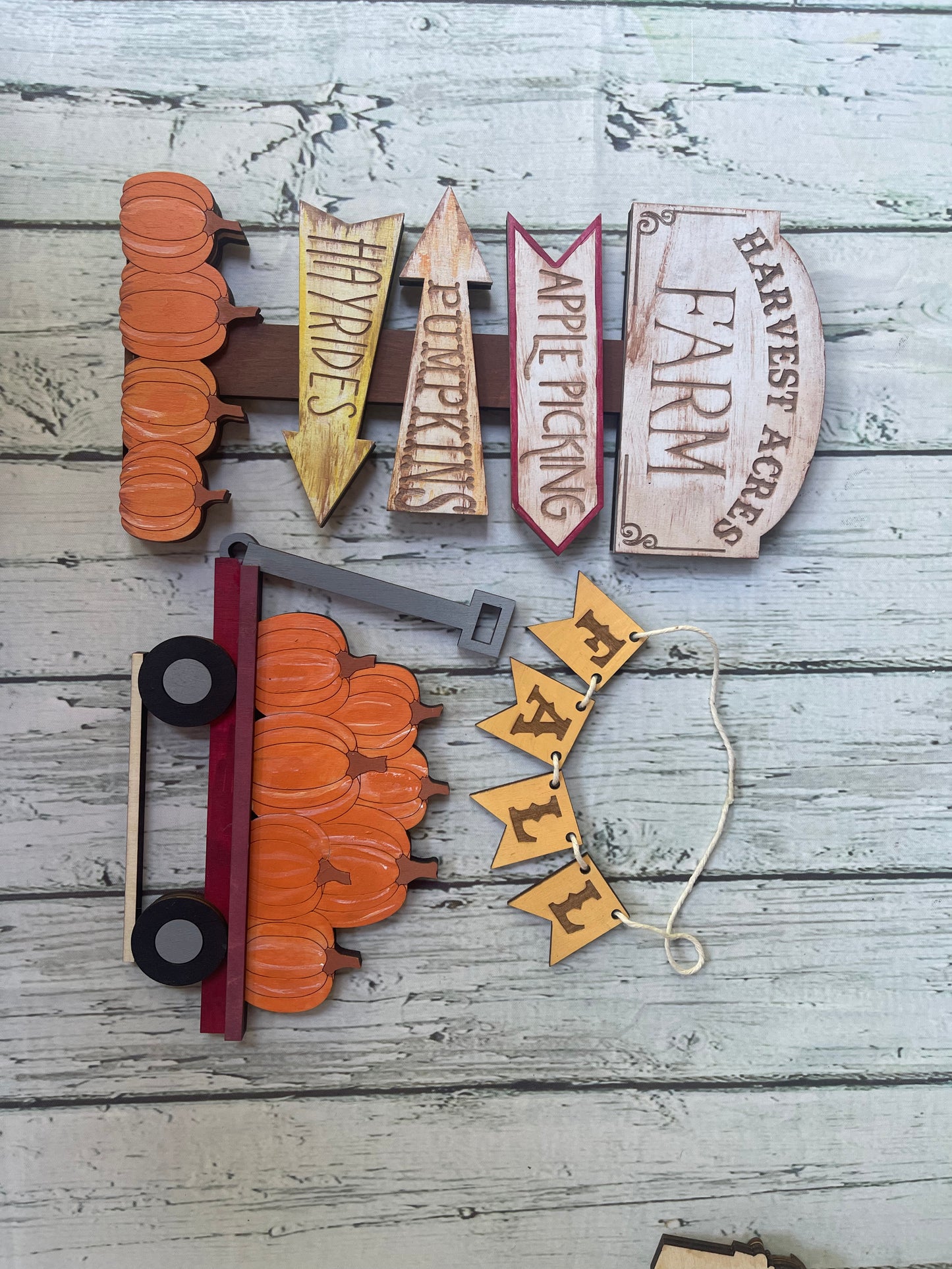 Fall Pumpkin Fence Decor