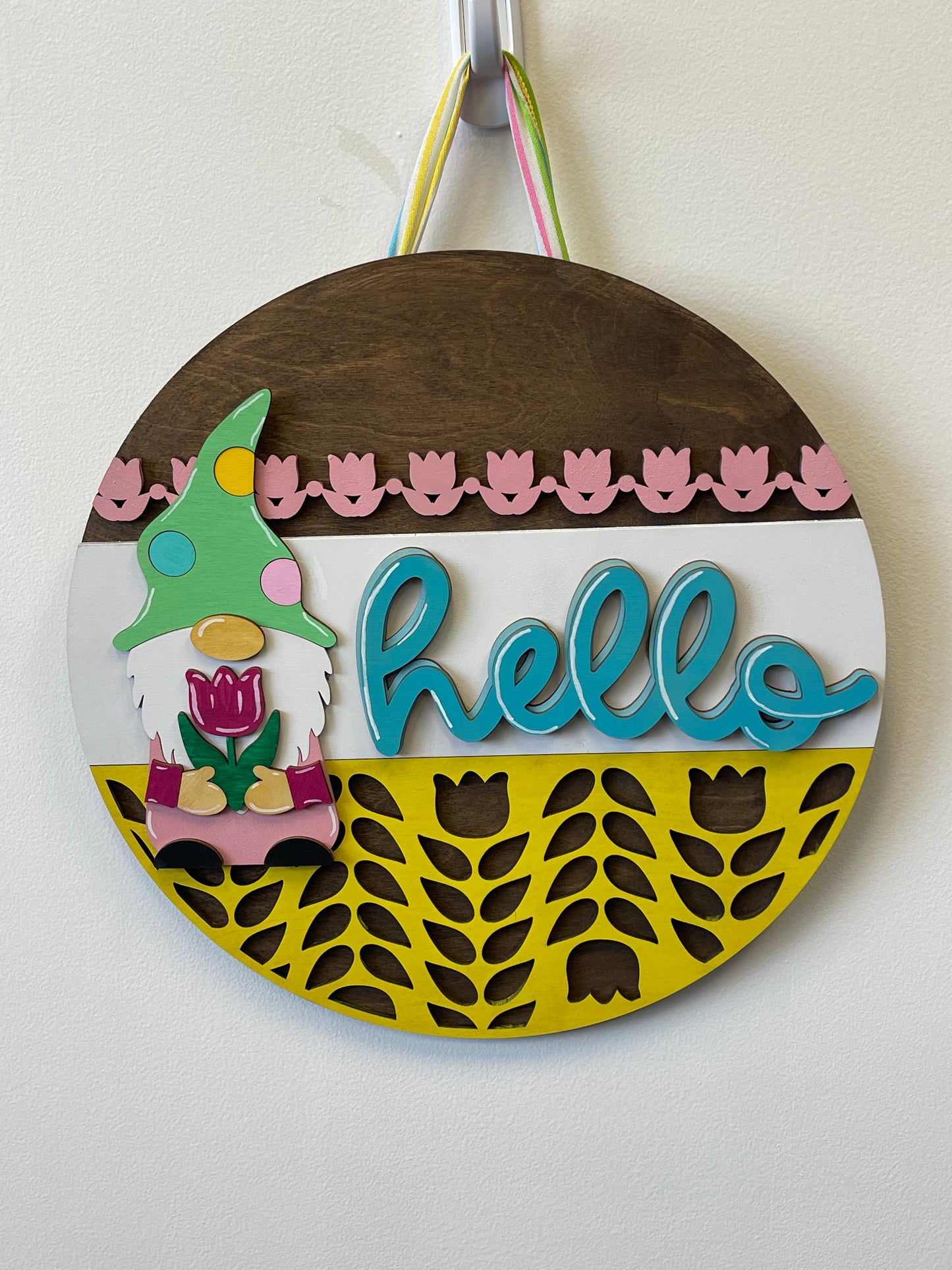 Spring Themed Doorhanger Paint Class