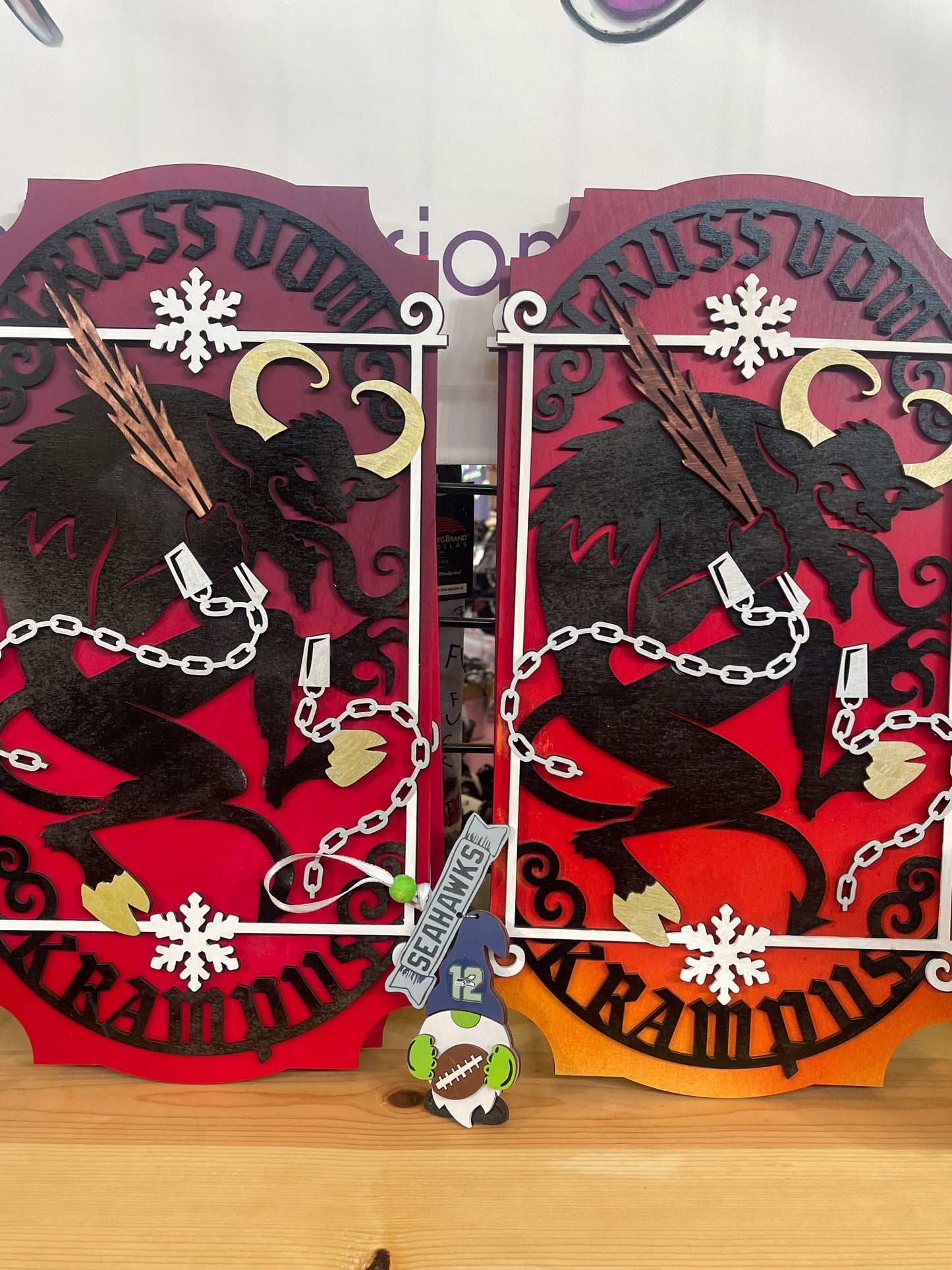 Large Krampus Sign