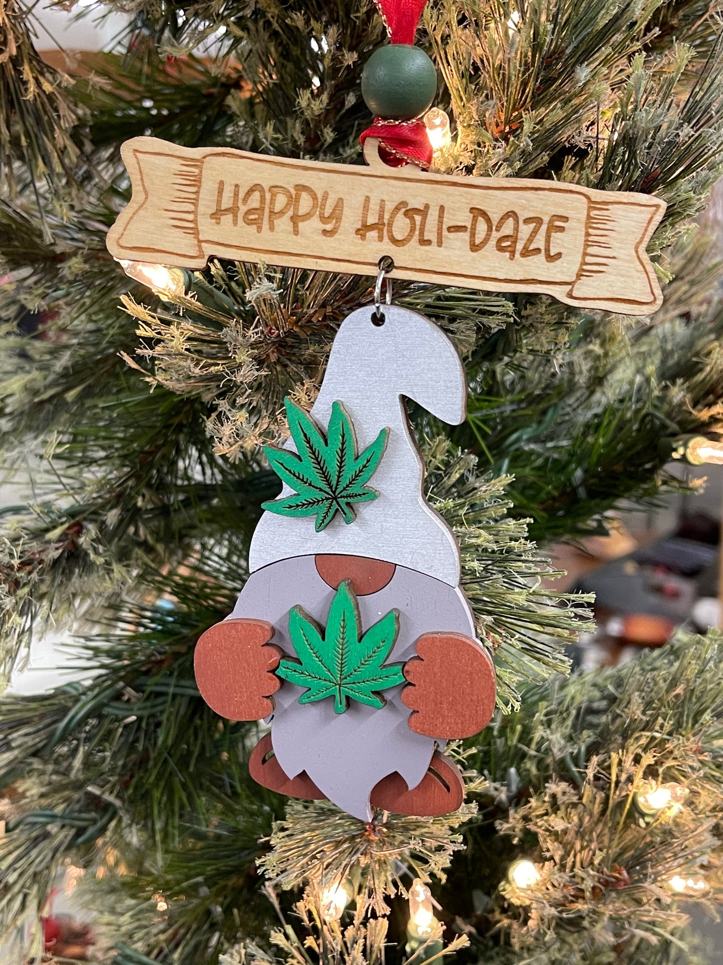 Happy Holi-Daze Ornament