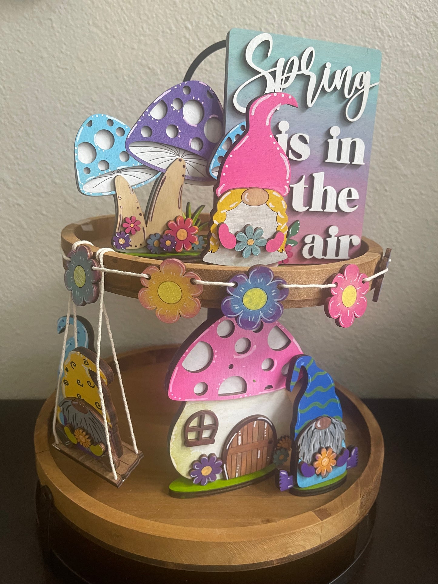 Gnome Spring Tier Tray Set