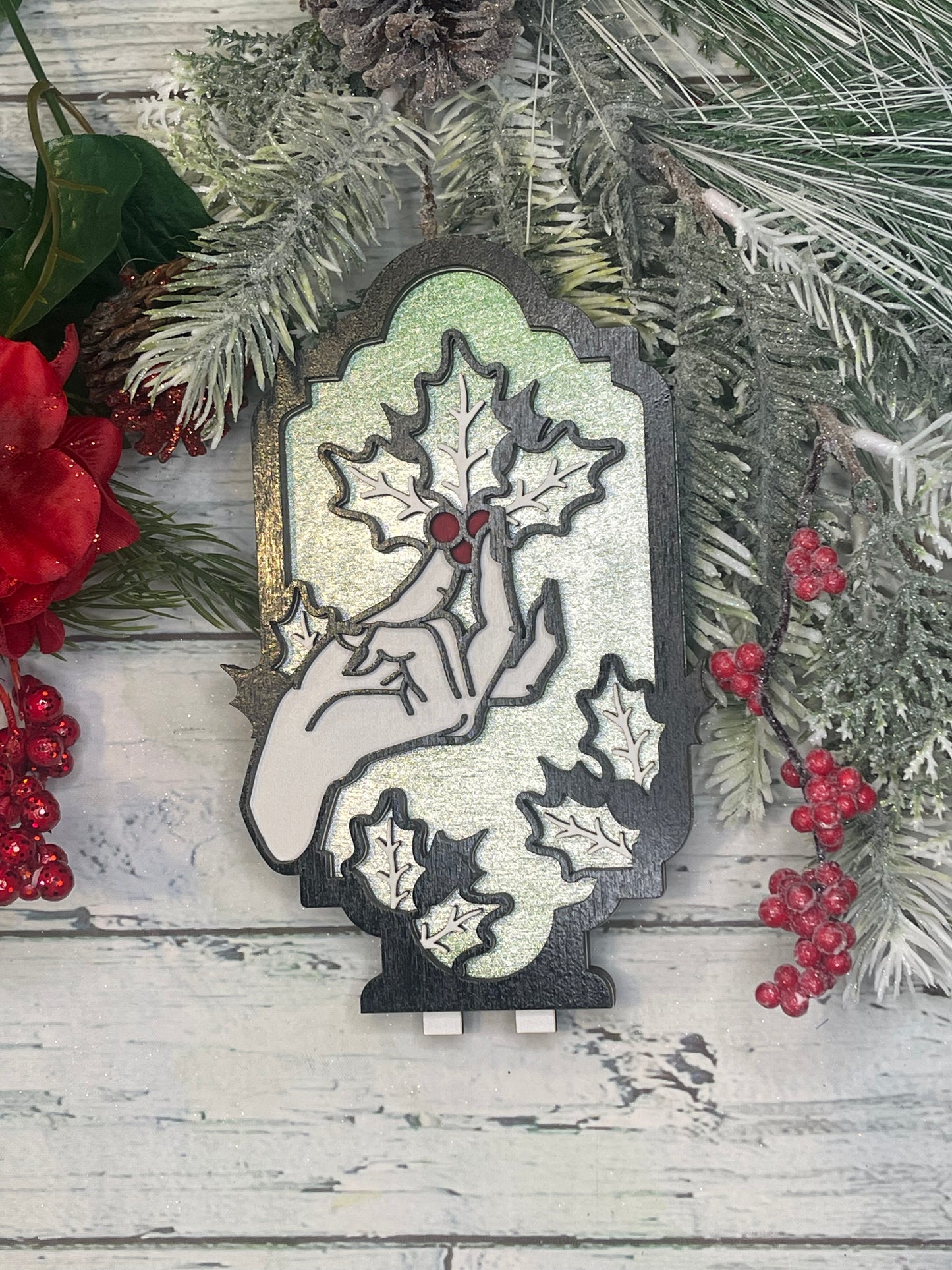 Winter Witch Hand - Mistletoe