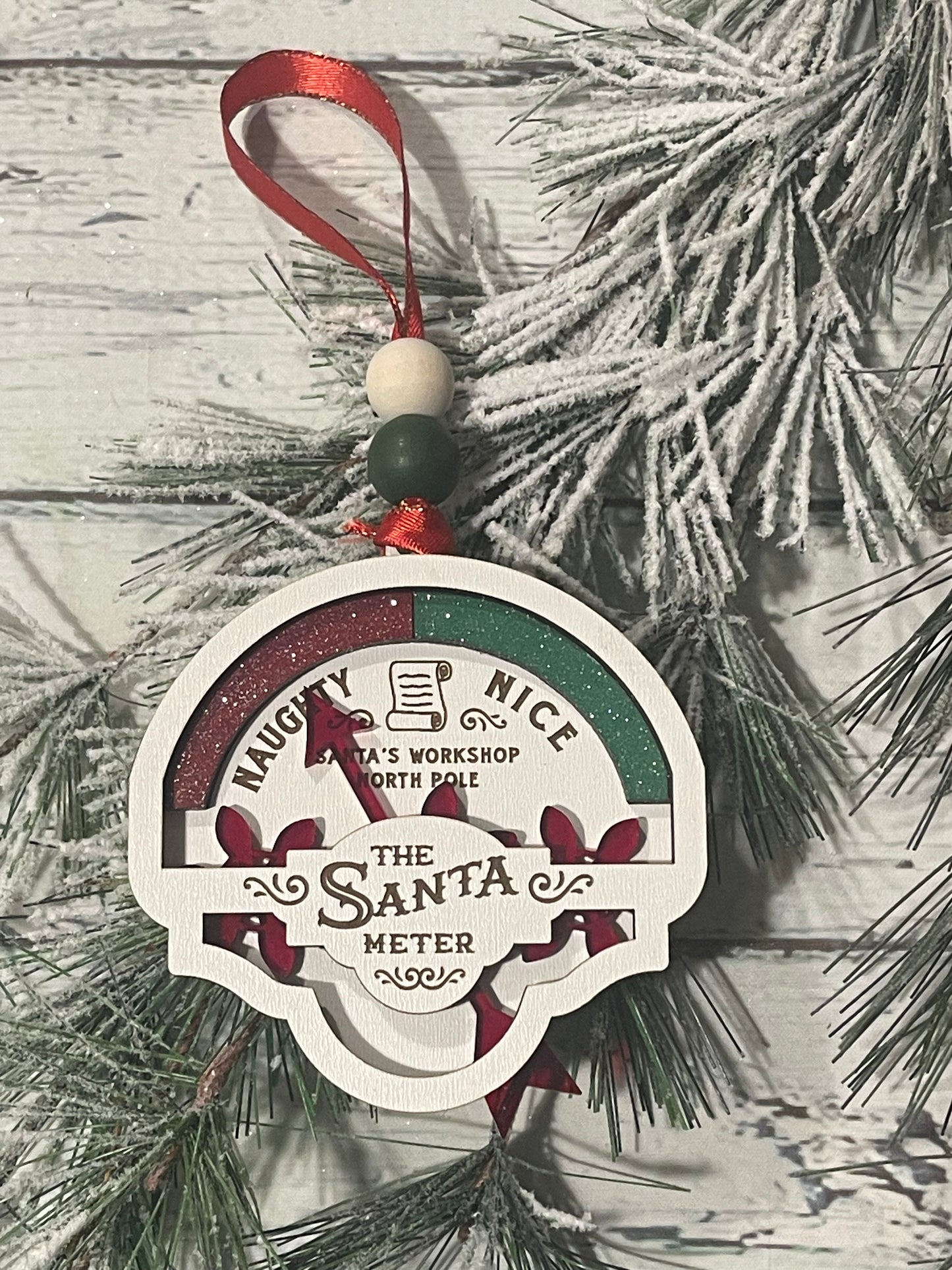 Santa Meter Ornament