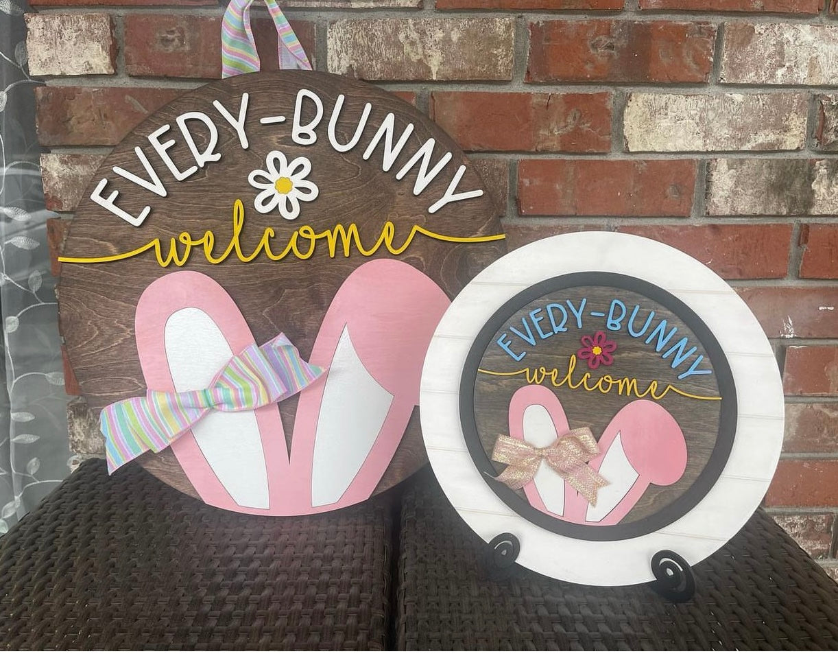 Spring Themed Doorhanger Paint Class