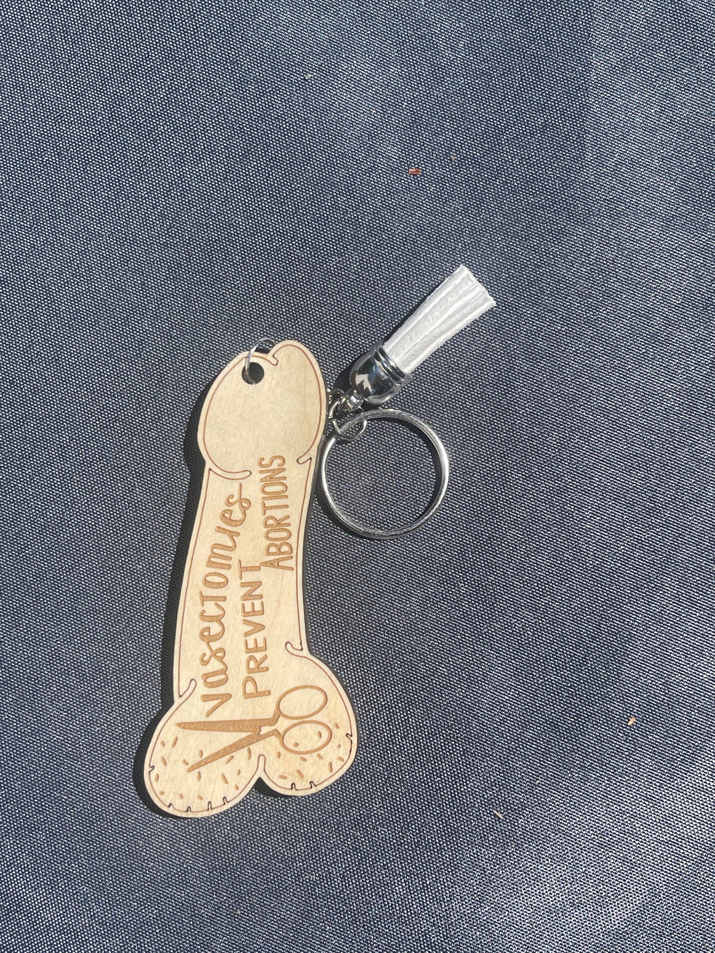 Vasectomies keychain