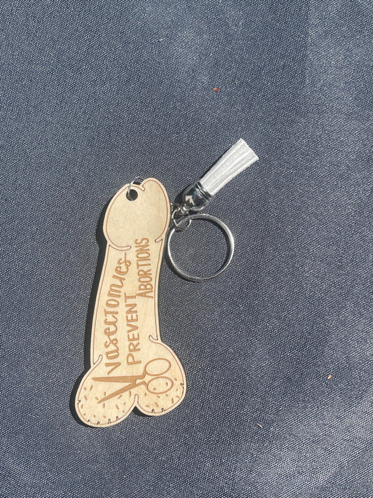 Vasectomies keychain