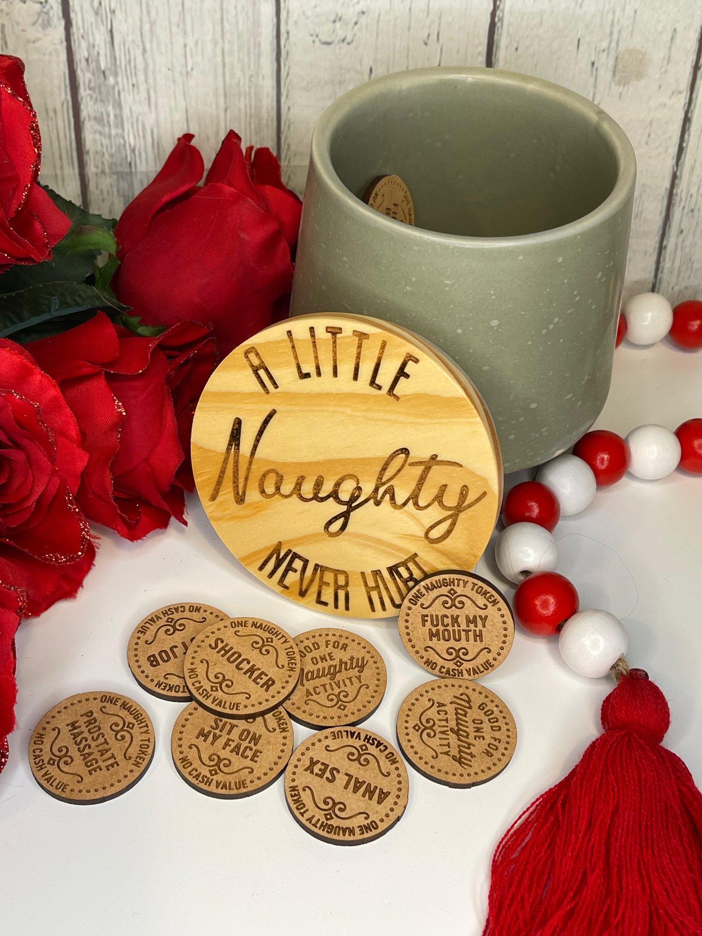 XX Naughty Tokens in a Jar