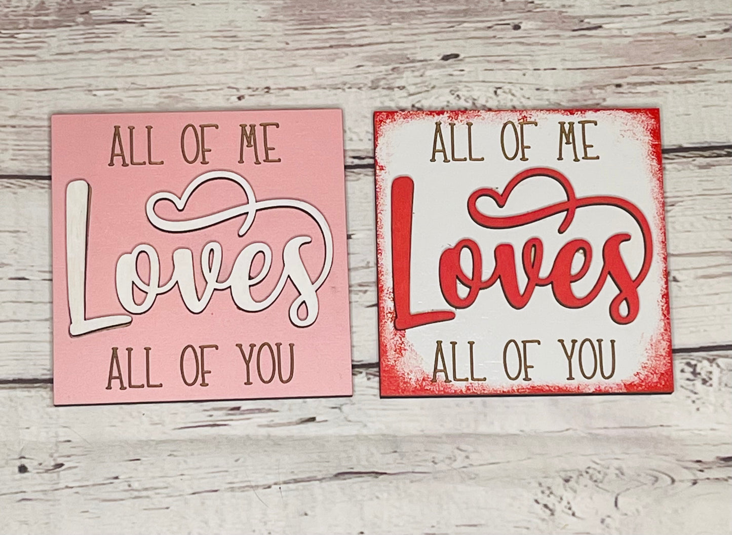 All of me Loves insert