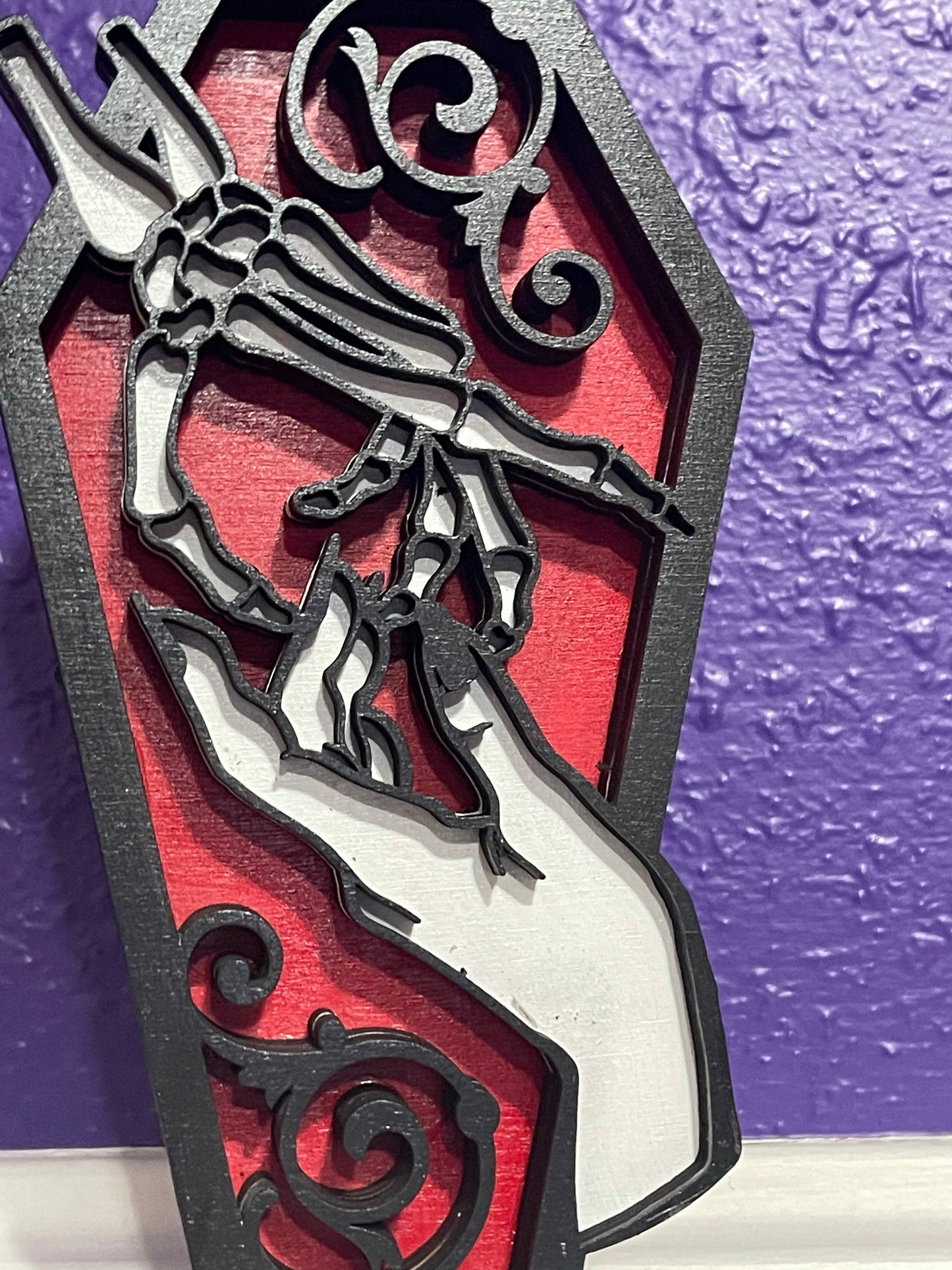 Skeleton Hand Coffin
