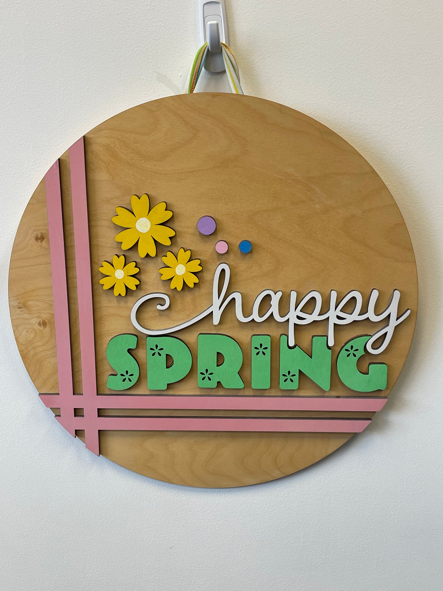 Spring Themed Doorhanger Paint Class