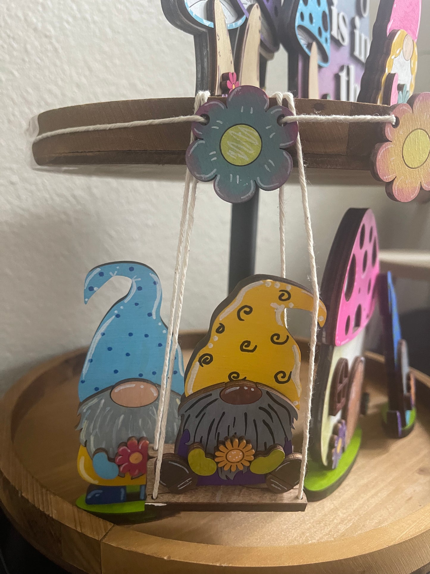 Gnome Spring Tier Tray Set