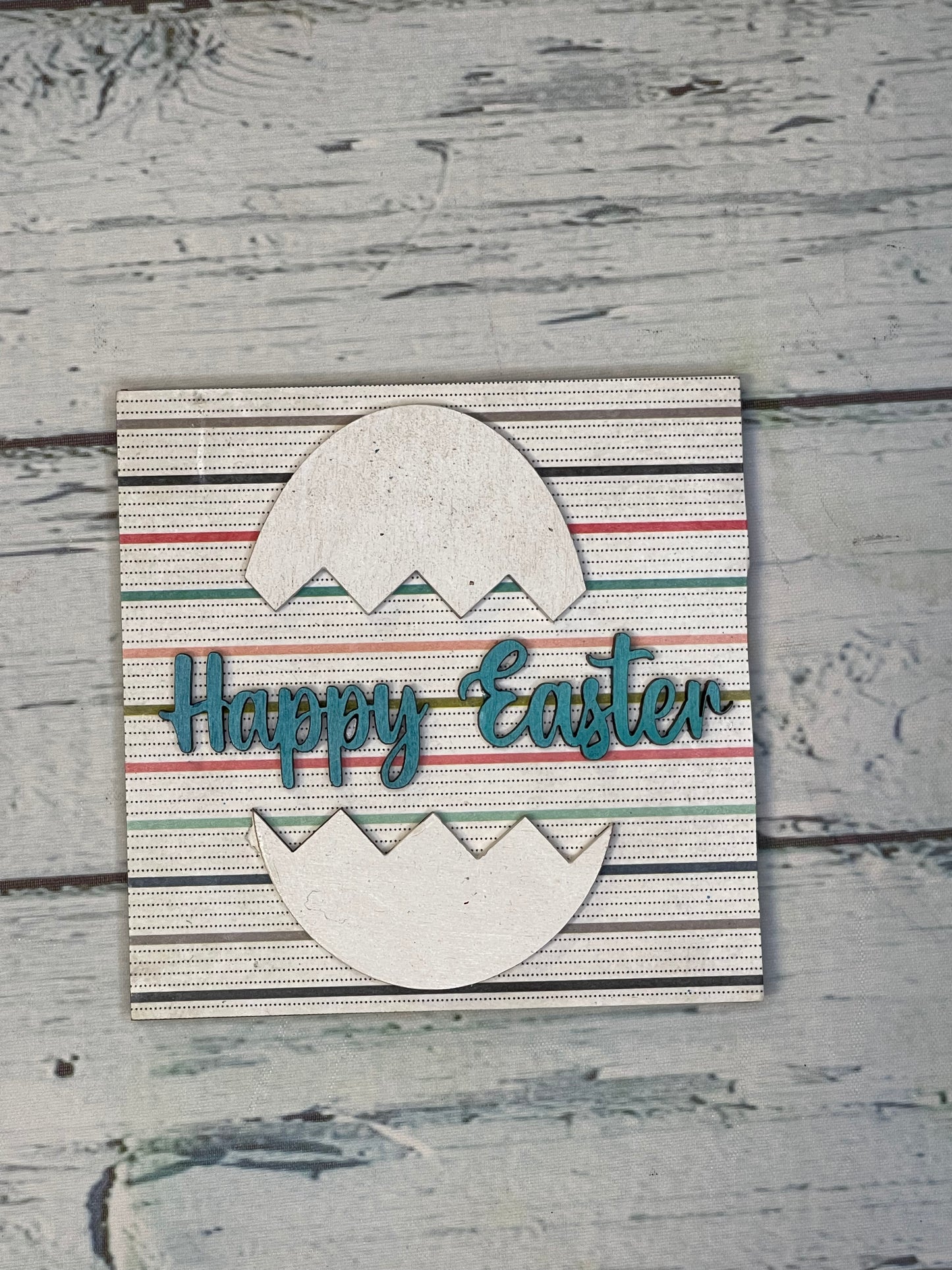 Spring themed Ladder Inserts Paint Party