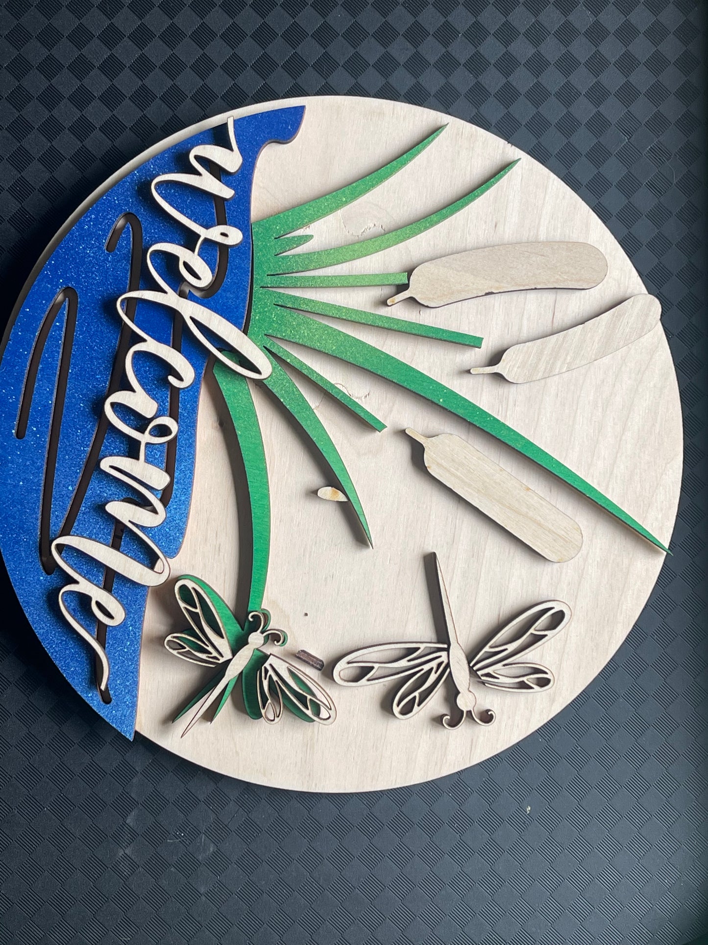 Dragonfly Welcome Blank Set