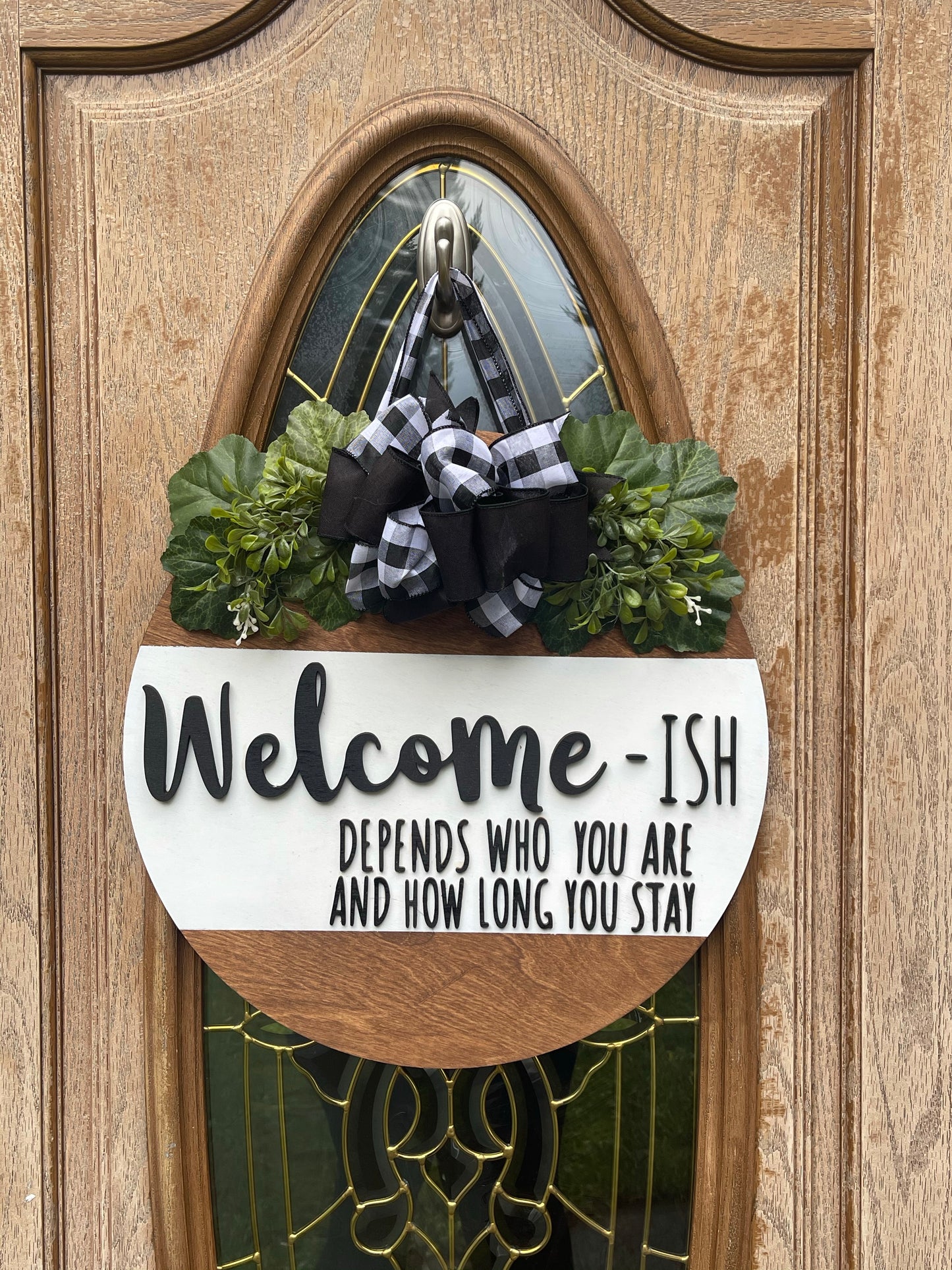 Welcome-ish Door Hanger